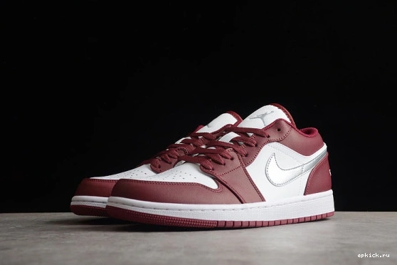 Rep EP Bordeaux 1 Low White 553558-615 553558-615 Jordan 0107